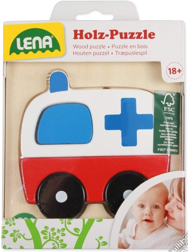 Lena: Puzzle In Legno - Ambulanza gioco