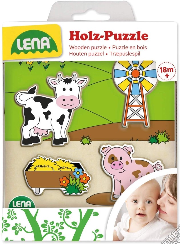 Lena - Puzzle In Legno - In Campagna gioco