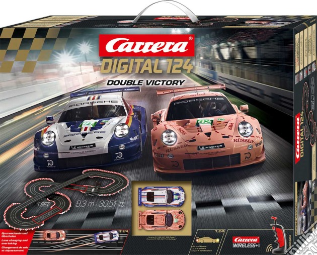 Carrera Slot - Double Victory Digital 124 Sets gioco di Carrera