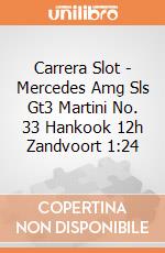 Carrera Slot - Mercedes Amg Sls Gt3 Martini No. 33 Hankook 12h Zandvoort 1:24 gioco