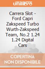Carrera Slot - Ford Capri Zakspeed Turbo Wurth-Zakspeed Team, No.2 1.24 1.24 Digital Cars gioco di Carrera