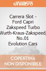Carrera Slot - Ford Capri Zakspeed Turbo Wurth-Kraus-Zakspeed, No.01 Evolution Cars gioco di Carrera