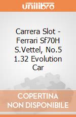 Carrera Slot - Ferrari Sf70H S.Vettel, No.5 1.32 Evolution Car gioco di Carrera