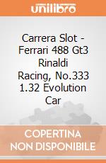 Carrera Slot - Ferrari 488 Gt3 Rinaldi Racing, No.333 1.32 Evolution Car gioco di Carrera