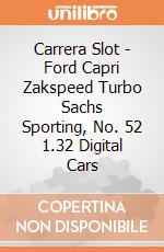 Carrera Slot - Ford Capri Zakspeed Turbo Sachs Sporting, No. 52 1.32 Digital Cars gioco di Carrera