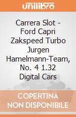 Carrera Slot - Ford Capri Zakspeed Turbo Jurgen Hamelmann-Team, No. 4 1.32 Digital Cars gioco di Carrera