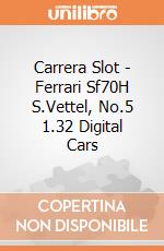 Carrera Slot - Ferrari Sf70H S.Vettel, No.5 1.32 Digital Cars gioco di Carrera