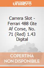 Carrera Slot - Ferrari 488 Gte Af Corse, No. 71 (Red) 1.43 Digital gioco di Carrera