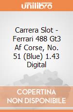 Carrera Slot - Ferrari 488 Gt3 Af Corse, No. 51 (Blue) 1.43 Digital gioco di Carrera