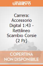 Carrera: Accessorio Digital 1:43 - Rettilineo Scambio Corsie (2 Pz) gioco di Carrera