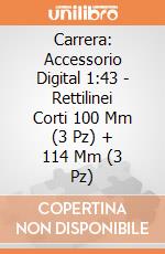 Carrera: Accessorio Digital 1:43 - Rettilinei Corti 100 Mm (3 Pz) + 114 Mm (3 Pz) gioco