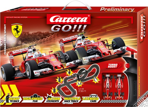 Carrera Slot - Ferrari Race Spirit Go!!! Sets gioco di Carrera