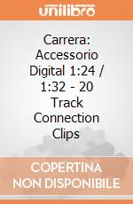 Carrera: Accessorio Digital 1:24 / 1:32 - 20 Track Connection Clips gioco