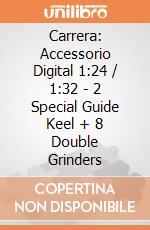 Carrera: Accessorio Digital 1:24 / 1:32 - 2 Special Guide Keel + 8 Double Grinders gioco