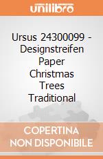 Ursus 24300099 - Designstreifen Paper Christmas Trees Traditional gioco