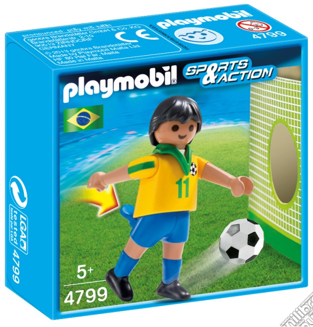 Playmobil - Calcio - Calciatore Brasile gioco di Playmobil