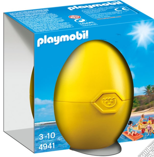 Playmobil: 4941 Uovo Di Pasqua - Famiglia Al Mare gioco di Playmobil
