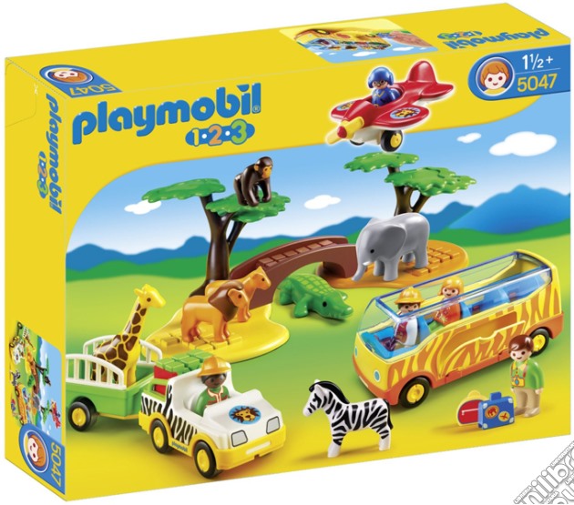 Playmobil 5047 - 1-2-3 - Zoo Safari gioco di Playmobil