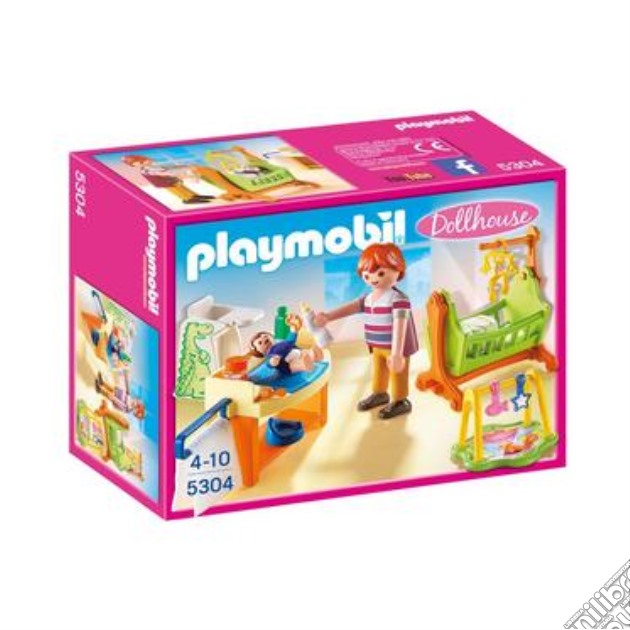 Playmobil 5304 - Dollhouse - Cameretta Con Fasciatoio gioco di Playmobil