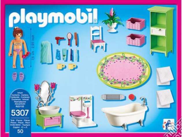 Playmobil 5307 - Dollhouse - Sala Da Bagno gioco di Playmobil