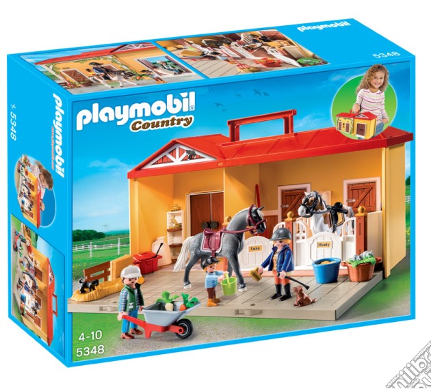 Playmobil - Stalla Dei Pony Portatile (Ltd) gioco di Playmobil