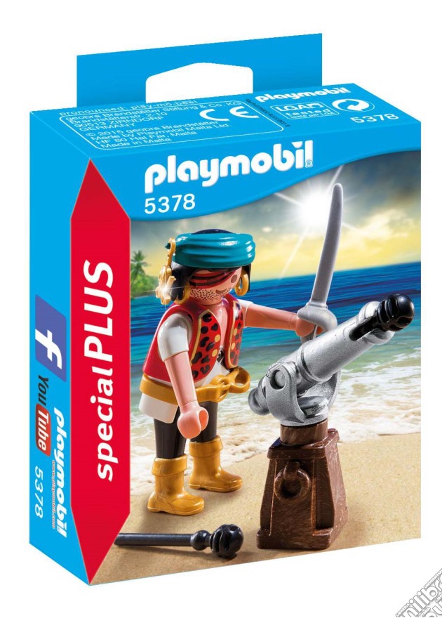 Playmobil 5378 - Special Plus - Pirata Con Archibugio gioco di Playmobil