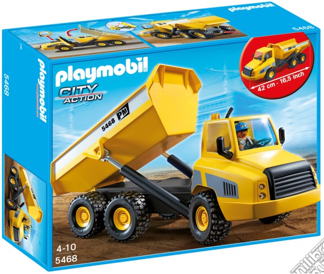 Playmobil - Autocarro Con Cassone Ribaltabile gioco di Playmobil