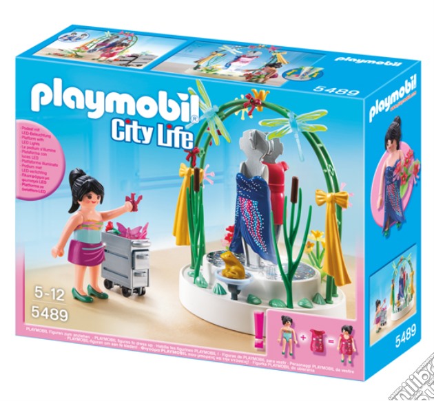 Playmobil 5489 - City Life - Decoratrice Con Piattaforma Illuminata (Con Luci LED) gioco di Playmobil