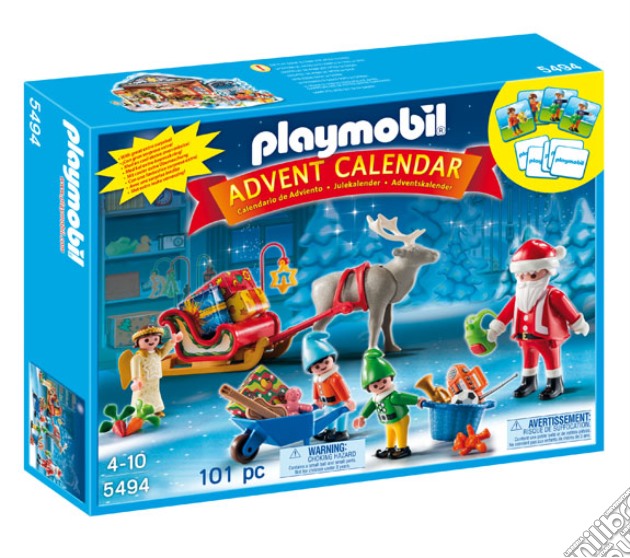 Playmobil - Calendario Dell'Avvento - Pompieri In Azione Con Card Game gioco di Playmobil