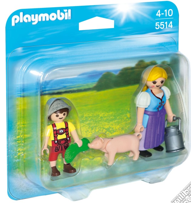 Playmobil - Duo Pack - Contadina E Figlio gioco di Playmobil