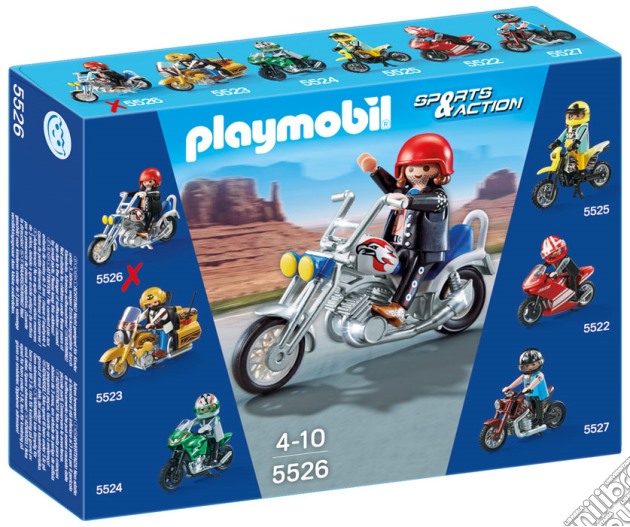 Playmobil - Racing - Moto Custom Con Centauro gioco di Playmobil