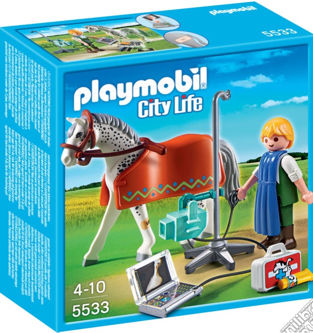 Playmobil - Attrezzatura Raggi X Con Cavallo gioco di Playmobil