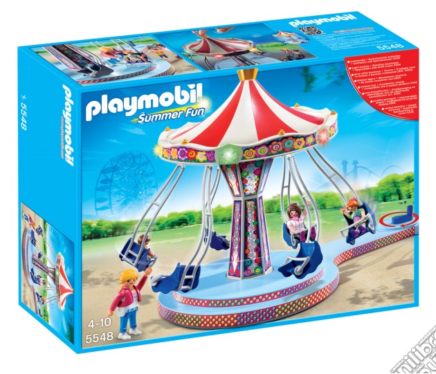 Playmobil - Summer Fun - Giostra Volante Con Luci Colorate gioco di Playmobil