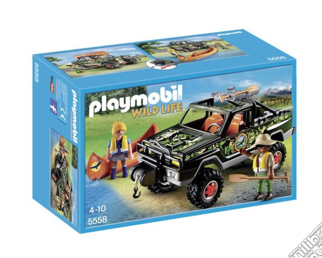 Playmobil 5558 - Wild Life - Pickup-Avventura  Con Canoa gioco di Playmobil