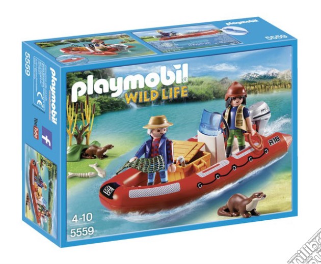 Playmobil 5559 - Wild Life - Gommone-Avventura Con Esploratori gioco di Playmobil