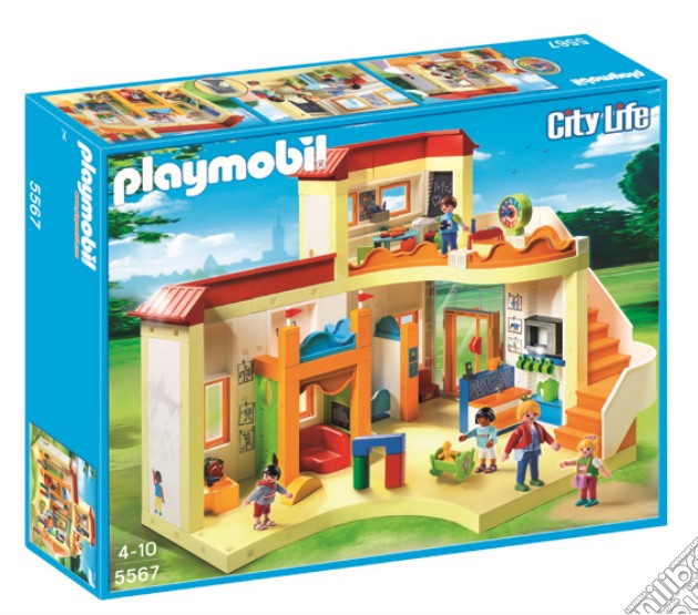Playmobil - City Life - Asilo - Grande Asilo Con Area Gioco E Nido gioco di Playmobil