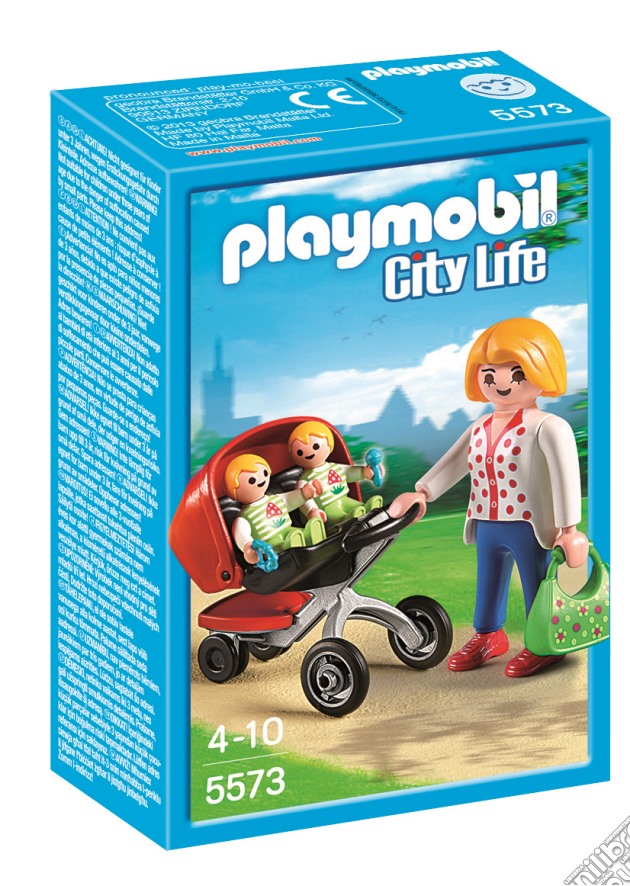 Playmobil: 5573 - City Life - Asilo - Mamma Con Gemellini gioco di Playmobil