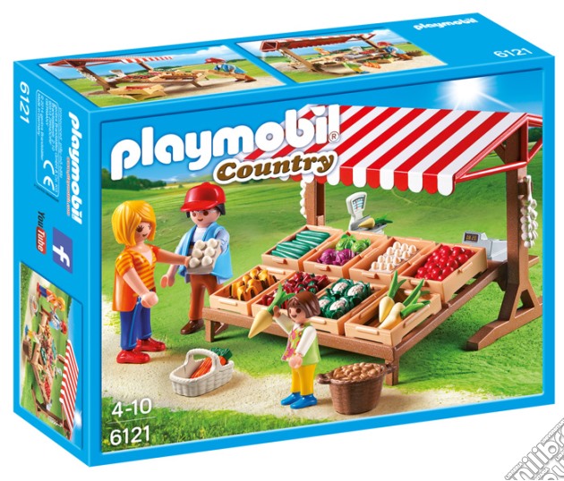 Playmobil 6121 - Country - Bancarella Frutta E Verdura gioco di Playmobil