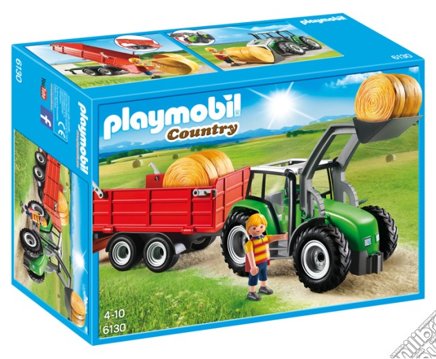 Playmobil 6130 - Country - Trattore Con Rimorchio gioco di Playmobil