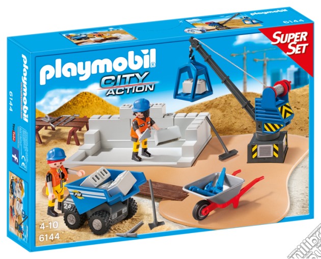 Playmobil 6144 - City Action - Super Set Cantiere Edile gioco di Playmobil