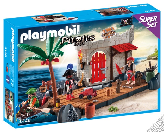 Playmobil 6146 - Pirati - Super Set Covo Dei Pirati gioco di Playmobil