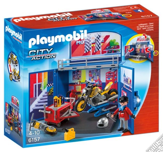 Playmobil 6157 - City Action - Scrigno Meccanico Delle Moto gioco di Playmobil
