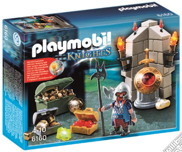 Playmobil - Cavalieri - Guardiano Del Tesoro Del Re gioco di Playmobil