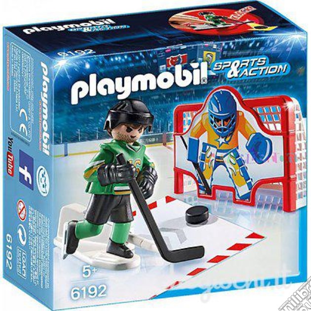 Playmobil 6192 - Sport E Azione - Allenamento Hockey Su Ghiaccio gioco di Playmobil