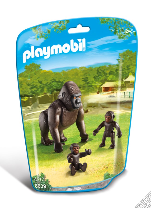 Playmobil 6639 - Zoo - Gorilla Con Piccoli gioco di Playmobil