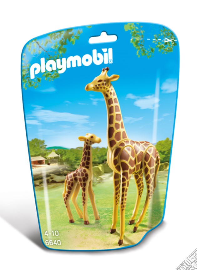 Playmobil 6640 - Zoo - Giraffa Con Cucciolo gioco di Playmobil