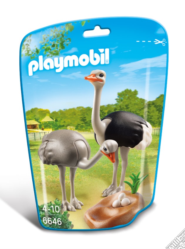 Playmobil 6646 - Zoo - Struzzi Con Nido gioco di Playmobil