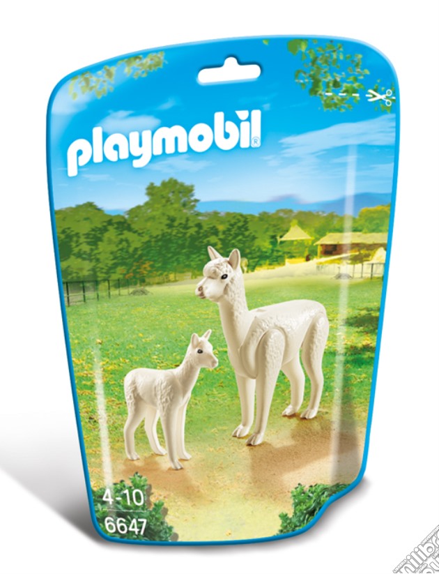 Playmobil 6647 - Zoo - Alpaka Con Cucciolo gioco di Playmobil