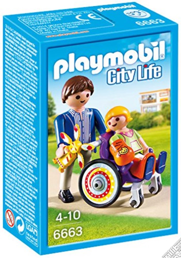 Playmobil 6663 - City Life - Bimbo Ingessato Con Papa' gioco di Playmobil