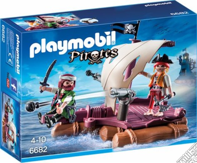 Playmobil 6682 - Pirati - Zattera Dei Pirati gioco di Playmobil